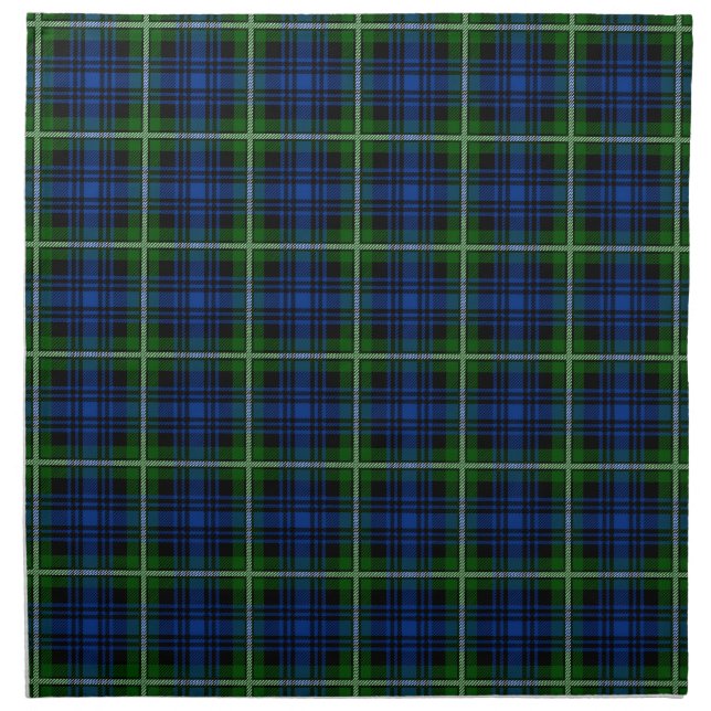 Clan Forbes Tartan Napkin (Front)