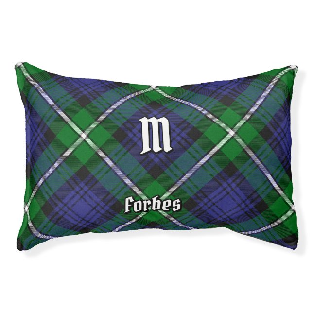 Clan Forbes Tartan Pet Bed (Front)