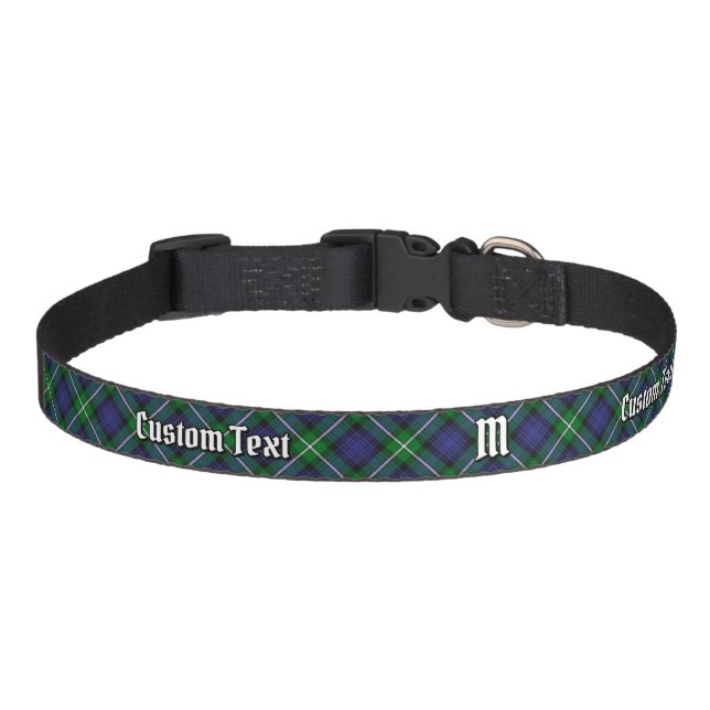 Clan Forbes Tartan Pet Collar (Front)
