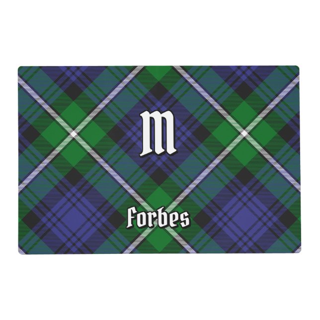 Clan Forbes Tartan Placemat (Front)