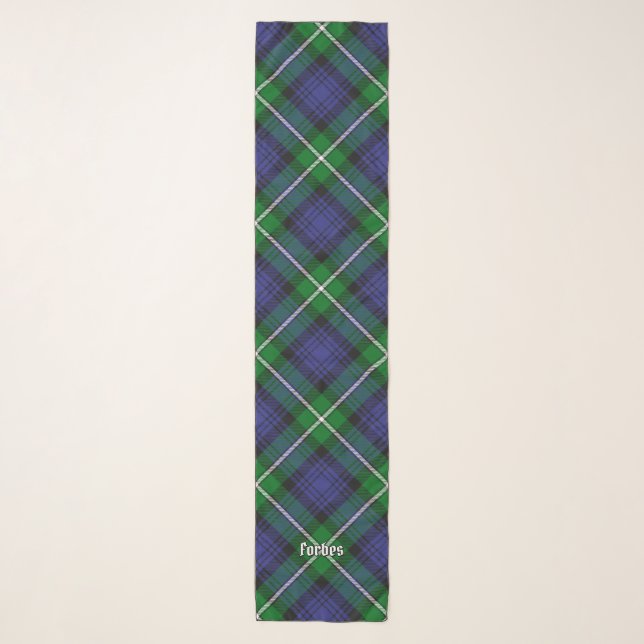 Clan Forbes Tartan Scarf (Front)