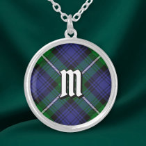 Clan Forbes Tartan Silver Plated Necklace