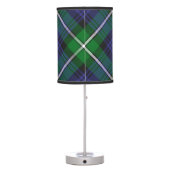 Clan Forbes Tartan Table Lamp (Back)