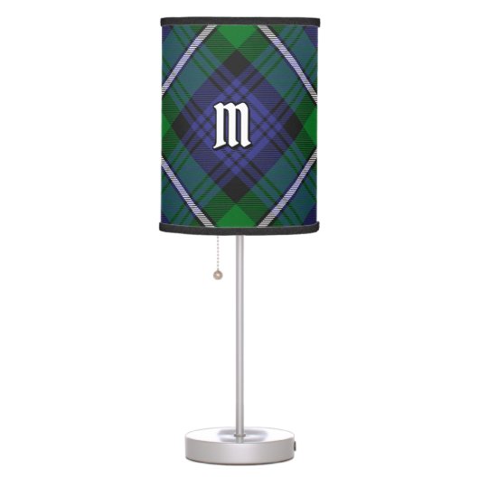 Clan Forbes Tartan Table Lamp (Right)