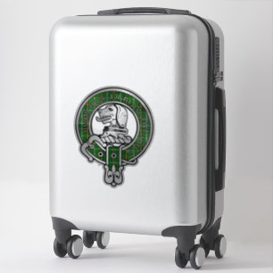 Clan Forrester Hunting Tartan Crest Sticker