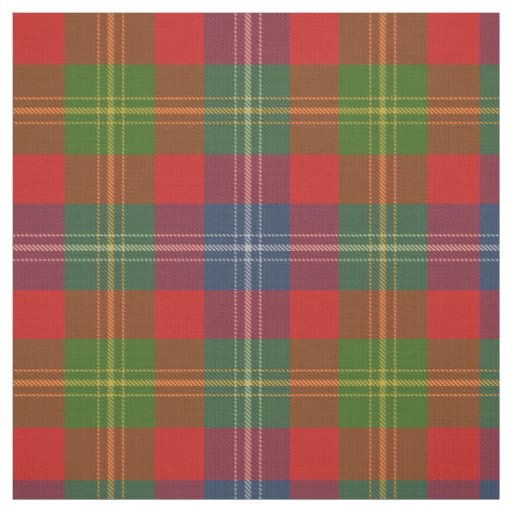 Clan Forrester Scottish Tartan Plaid Fabric