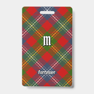 Clan Forrester Tartan Badge