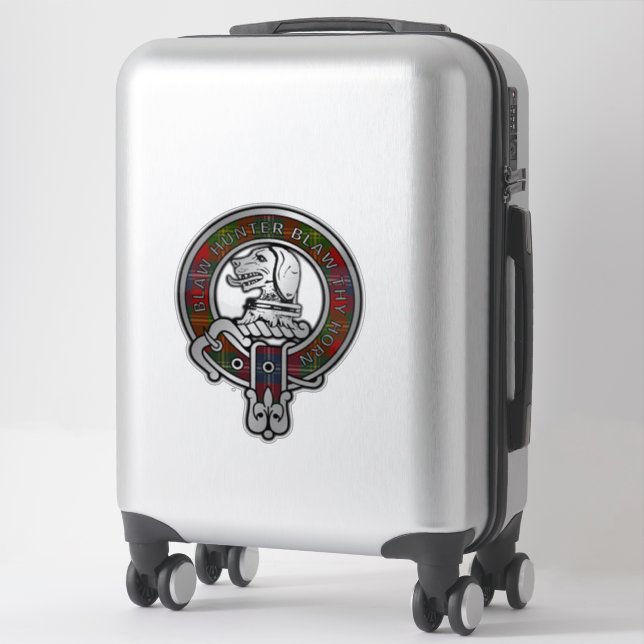 Clan Forrester Tartan Crest  Sticker (Suitcase)
