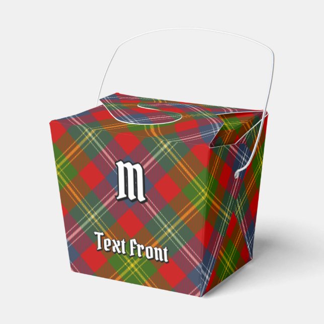 Clan Forrester Tartan Favor Boxes (Front Side)