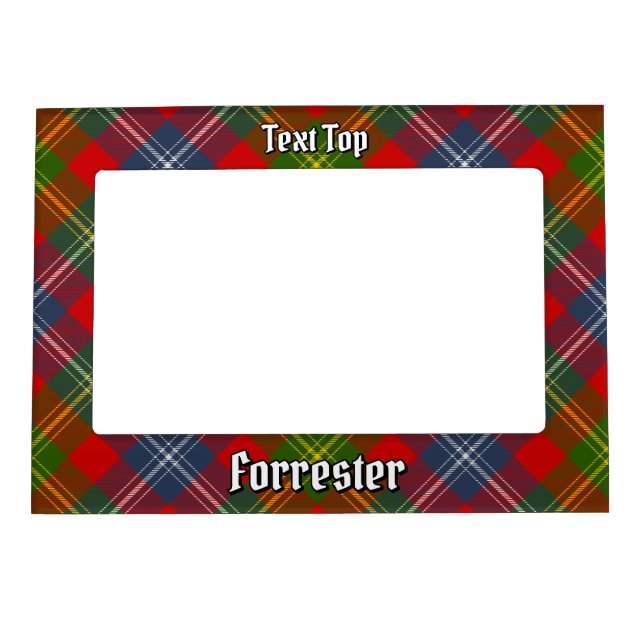 Clan Forrester Tartan Magnetic Frame (Front)