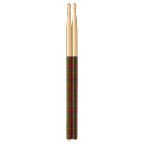 Clan Forrester Tartan Plaid Drumsticks