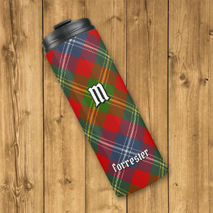 Clan Forrester Tartan Thermal Tumbler