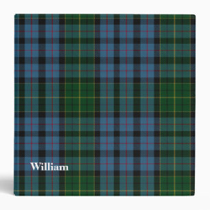 Clan Forsyth Custom Tartan Plaid Binder