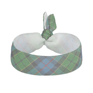 Clan Forsyth Scottish Accents Blue Green Tartan Hair Tie