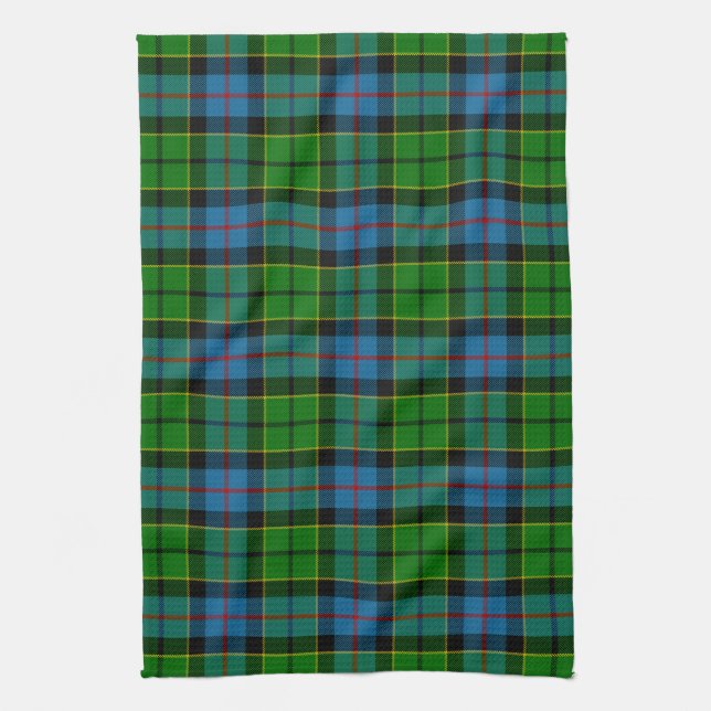 Clan Forsyth Tartan Towel (Vertical)