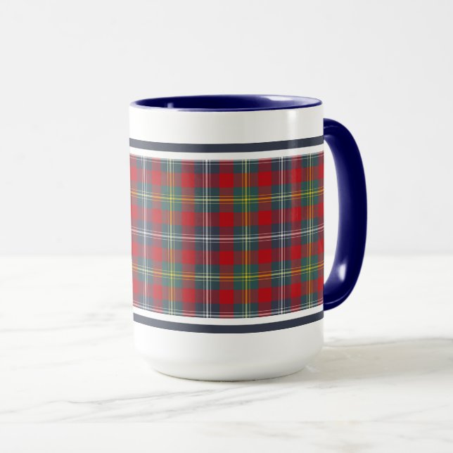 Clan Foster - Forrester Tartan Mug (Front Right)