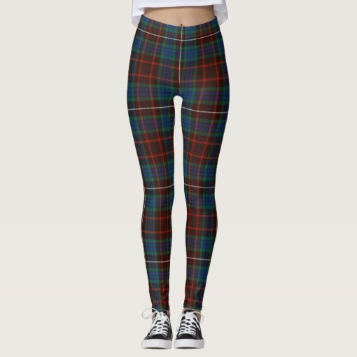 Clan Fraser Ancient Tartan Leggings | Zazzle