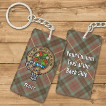 Clan Fraser Crest Acrylic Keychain