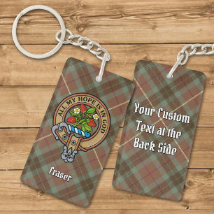 Clan Fraser Crest Acrylic Keychain