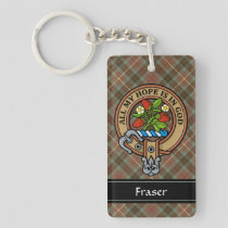 Clan Fraser Crest Acrylic Keychain