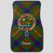 Clan Fraser Crest Car Floor Mat