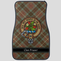 Clan Fraser Crest Car Floor Mat