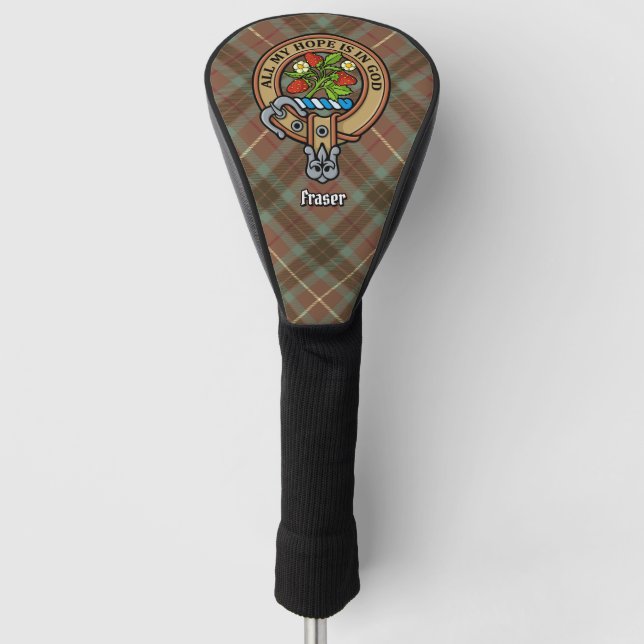 Clan Fraser Crest Golf Head Cover (Front)