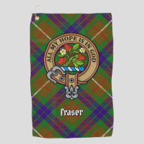 Clan Fraser Crest Golf Towel