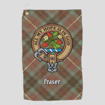 Clan Fraser Crest Golf Towel
