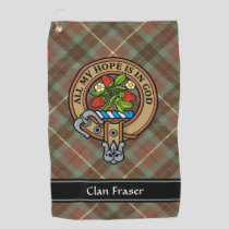 Clan Fraser Crest Golf Towel