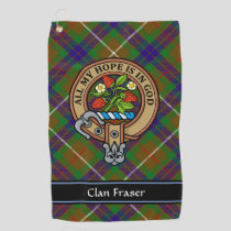 Clan Fraser Crest Golf Towel