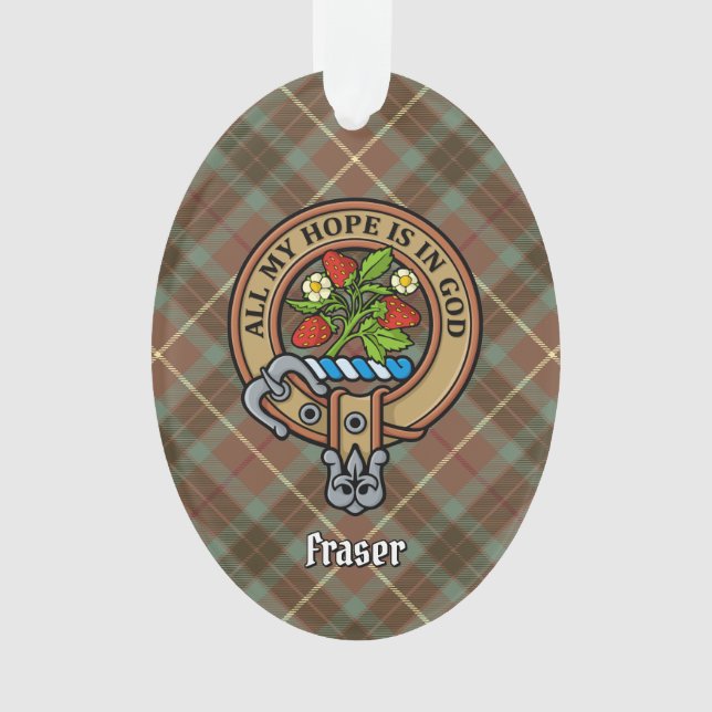 Clan Fraser Crest Ornament (Front)