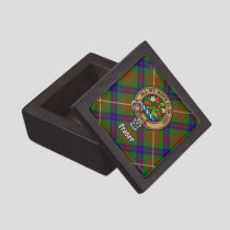 Clan Fraser Crest over Hunting Tartan Gift Box