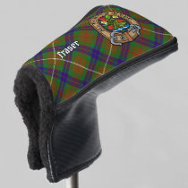 Clan Fraser Crest over Hunting Tartan Golf Head Cover