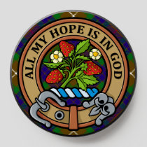 Clan Fraser Crest over Hunting Tartan PopSocket