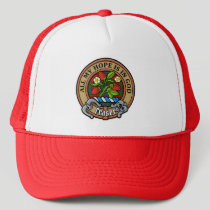 Clan Fraser Crest over Tartan Trucker Hat