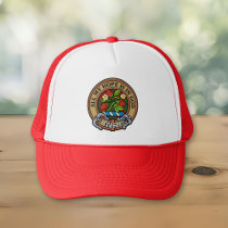 Clan Fraser Crest over Tartan Trucker Hat