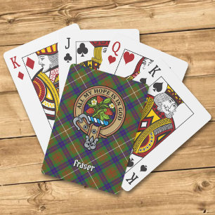 Clan Fraser Crest Playing Cards