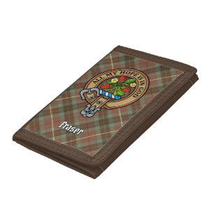 Clan Fraser Crest Trifold Wallet