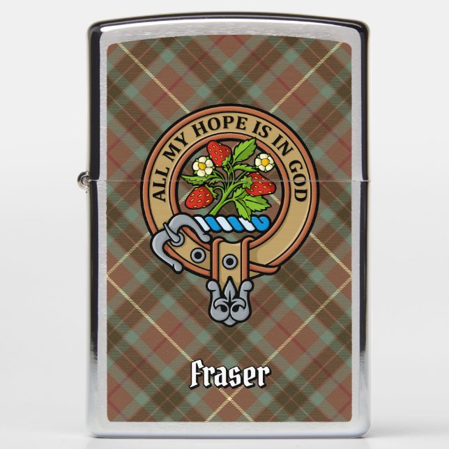Clan Fraser Crest Zippo Lighter (Front)
