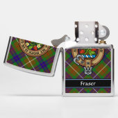 Clan Fraser Crest Zippo Lighter (Opened)