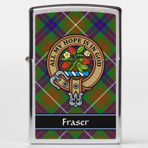 Clan Fraser Crest Zippo Lighter