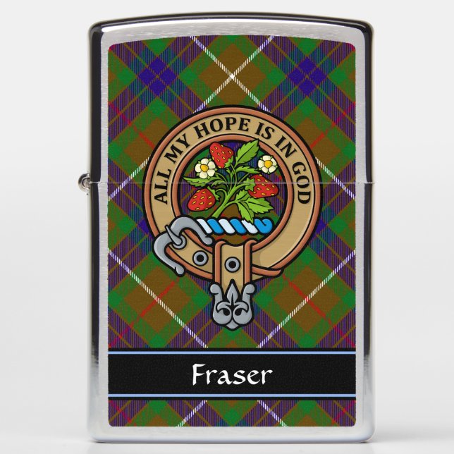 Clan Fraser Crest Zippo Lighter (Front)