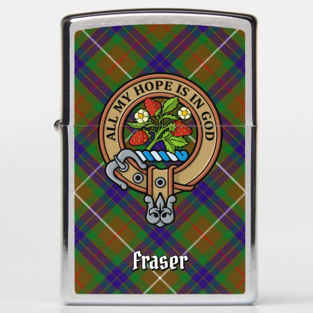 Clan Fraser Crest Zippo Lighter (Front)