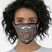 Clan Fraser Hunting Modern Tartan Plaid Face Mask (Worn Her)