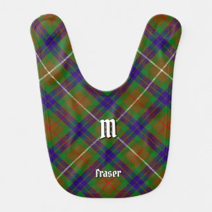 Clan Fraser Hunting Tartan Baby Bib