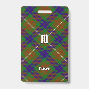 Clan Fraser Hunting Tartan Badge