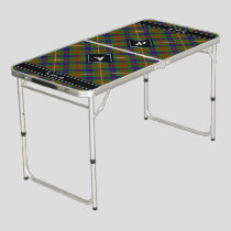 Clan Fraser Hunting Tartan Beer Pong Table