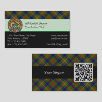 Clan Fraser Hunting Tartan Business Card