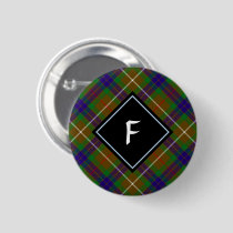 Clan Fraser Hunting Tartan Button